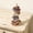 A, variant on Rustic Wood Scrunchie Storage Rack for Bathroom Vanity Smooth Wood Accessory Stand Bathroom Vanity Organizer Solid Wood Hair Accessory Holder Hair Tie Holder Vertical Vanity Storage Rack