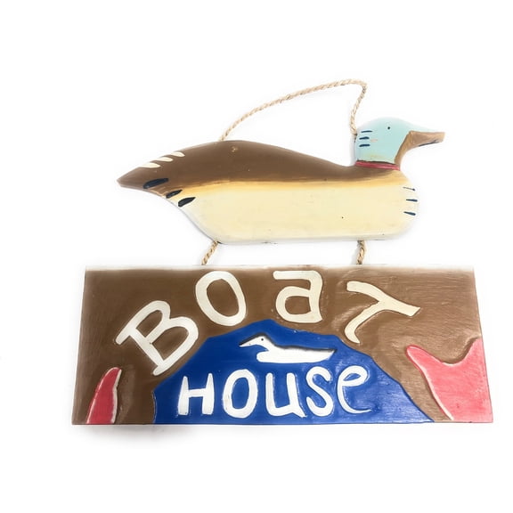 Lake House Sign 15" w/ Duck - Lake Coastal Decor | #dpt521440