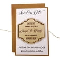 thumbnail image 3 of 20 Rustic Wedding Save The Date Cards Favors With Envelopes Personalized Wedding Magnets Wood, 3 of 6