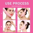 thumbnail image 4 of Máscara de elevación V line Reductor de papada - Eliminador de papada - Cinturón facial, reafirmante de la piel que previene la flacidez Cinta de estiramiento facial, 4 of 5