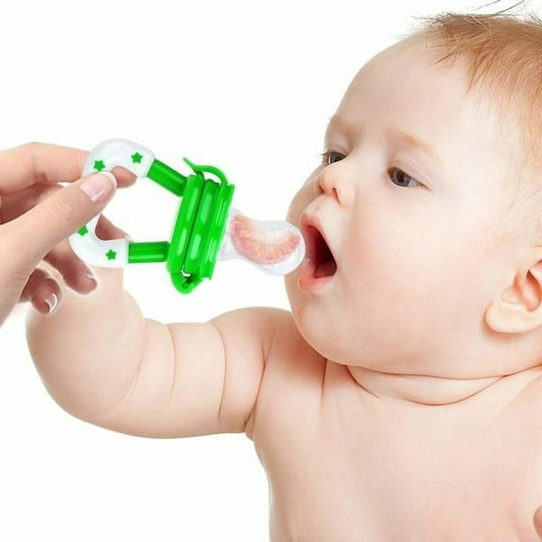 KoalaZoom Baby Food Feeder Fruit Feeder Pacifier for Baby Teething Relief,  Baby Teether Toy, Silicone Squeeze Spoon Baby Feeder for Self Feeding,  Ideal Baby Feeding Supplies First Stage(Green) - Yahoo Shopping