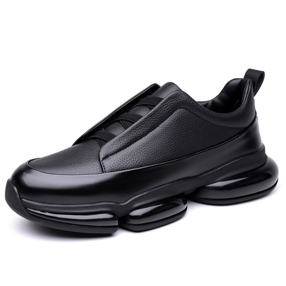 Men's Slip-on Leather Air Cushion Casual Shoes