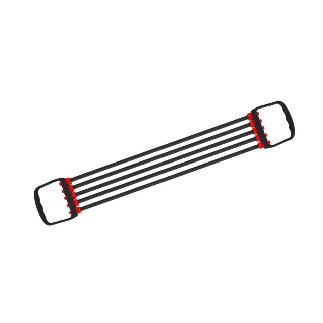 fastboy 30-150lbs Chest Expander Rally Strap Elastic Band Leg Foot Resistance Rope Black 67 x 11cm 1Set