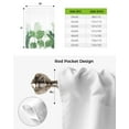 thumbnail image 5 of Tropical Plants Monstera Window Curtain for Living Room Home Decor Blinds Drapes Kitchen Tie-up Short Curtains, 5 of 5