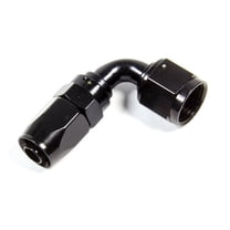 Fragola Hose Fitting #10 90 Deg. to #8 Hose Black