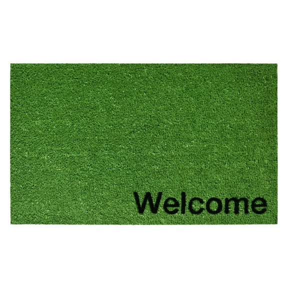 Collins Green Pastel Welcome Doormat, 17" x 29"