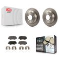 thumbnail image 1 of Transit Auto Rear Disc Brake Rotors and Ceramic Pads Kit for Car 2014-2017 Kia Rondo with Manual Parking K8T-102111, 1 of 11