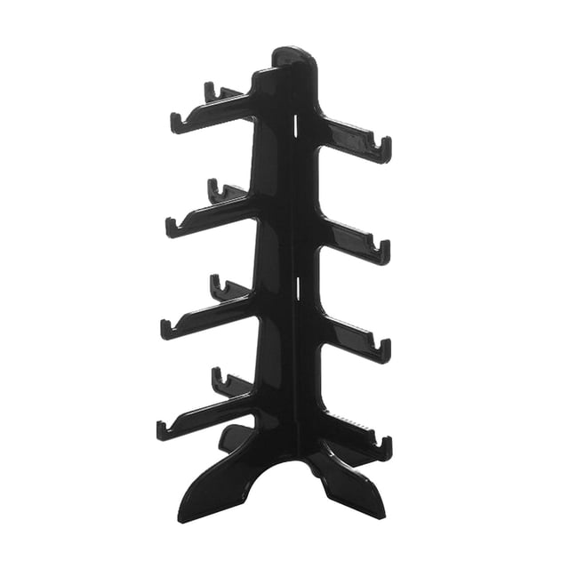 Gafas de terre Fácil de instalar 4 capas Ensamblar Soporte de exhibición de gafas de sujeción Estante de exhibición de anteojos Estante para , negro negro 2 Yotijar soporte de exhibición