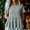 Gray, variant on CYMMPU Women's Crew Neck Short Sleeve Peplum Tunic Top with Gathered Hem, Solid Color Fashion Blouse, Versatile Casual Apparel for Summer & Fall Seasons Green L