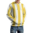 thumbnail image 5 of Bright Soleil Yellow And White 3d Sweatshirts Hoodie Fashion Casual Personality Men's Women Street Hoodie Pullovers Long Sleeve Comfortable Top, 5 of 6