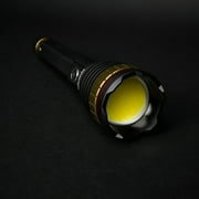 Swiss Tech 10,000 Lumen Rechargeable LED Flashlight with Power Bank, Waterproof Camping Flashlight