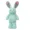 Green, variant on Plush Dog Toy Soothing Calming Lavender Infused 12 Inch Bunny With Heartbeat (Green)
