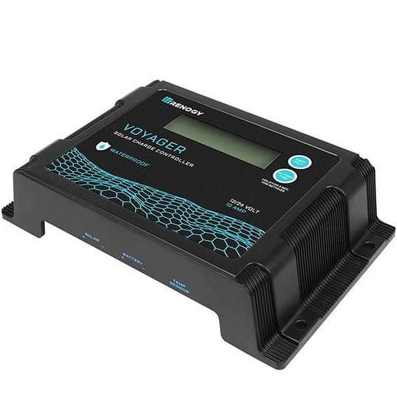 Renogy New Edition Voyager 10A PWM Waterproof Solar Charge Controller