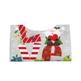 thumbnail image 2 of Pofeuu Christmas Gnome With Love Print Tissue Box Cover, Modern Decorative PU Leather Rectangular Tissue Box Case Organizer Holder for Vanity Countertop, Night Stands, Livingroom, 2 of 7