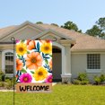 thumbnail image 2 of Floral Welcome Garden Flag For Home Outdoor Garden Yard Decor 12x18 Inch, 2 of 5