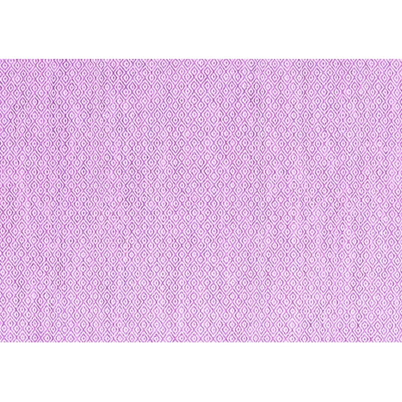 Ahgly Company Indoor Rectangle Solid Purple Modern Area Rugs, 4' x 6'