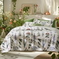 thumbnail image 2 of Colcha Bedsure Floral Blanca Reversible King Size (270x240 cm), 2 of 7