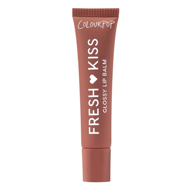 Bálsamo labial brillante Colourpop Fresh Kiss - Cuidado hidratante de labios enriquecido con péptidos ácido hialurónico manteca de karité y vitamina E para una fórmula ultra acolchada - Batido de choc