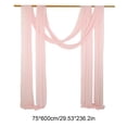thumbnail image 2 of Extra Large Wedding Arch Sheer Drape, 600x75cm Lawn Wedding Ceremony Scene Backdrop Decorative Polyester Curtain, for Wedding Ceremony / Hotel Banquet Scene Arrangement, 2 of 5