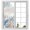 Light Blue Wood, variant on Blue Starfish Coastal Window Privacy Film, Eucalyptus Summer Nautical Shell Static Cling UV Sun Blocking Heat Control Window Tint Day and Night, Non-Adhesive One Way Privacy Cover 17.7''x78.7''