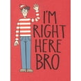 thumbnail image 3 of Where's Waldo? Boys "Im Right Here Bro" Graphic T-Shirt, Sizes 4-18, 3 of 4