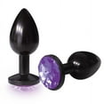 thumbnail image 5 of Sexy, Kinky Gift Set Bundle of The Silver Starter, Bejeweled Heart Stainless Steel Plug, Violet and Icon Brands The Silver Starter, Bejeweled Annodized Stainless Steel Plug, Violet, 5 of 5