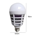 thumbnail image 2 of HIBIBUD 15W Insects Bug Zapper Light Bulb Mosquito Repellent Smart Light for Home Bedroom Living Room Backyard Patio, 2 of 7