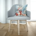thumbnail image 3 of Merry Christmas French Bulldog Enjoys Woofmas Winter Xmas Holiday Pillow Cushion Double Sided Dog Lover Gifts Throw Pillow - 02022, 3 of 4
