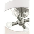 thumbnail image 5 of 46927-91 Livex Lighting Venlo - 4 Light Semi-Flush Mount In Timeless Style-6 Inches Tall and 14 Inches Wide-Brushed Nickel Finish, 5 of 10