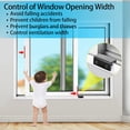 thumbnail image 3 of GHSDFBB Window Locks,6 Sets Sliding Window Locks With Key for Vertical & Horizontal Sliding Windows Doors,Easv to Install,Adjustable Security Window Lock for Patio Bedroom Home and Office (Black, 3 of 7