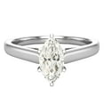 thumbnail image 5 of Diamond Engagement Ring For Women Marquise GIA Certified Solitaire 6-Prong 0.50 Carat 14K White Gold (K,I2), 5 of 7