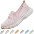 thumbnail image 2 of Daznico Mesh Shoes for Women - Women's Breathable Low Top Comfort Walking Shoes Stylish Ventilated and Non Sweaty Flat Soles for Daily Wear,Size 9, 2 of 9