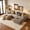 Khaki, variant on Liaroo 108" Sectional Couch, Boneless Couch Cloud Sofa, No Assembly Required Modular Couch U-shaped Couch for Living Room