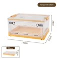 thumbnail image 1 of Caja de almacenamiento plegable portátil para exteriores, organizador para llevar a acampar, uso doméstico, armario, caja de juguetes, no requiere instalación, 1 of 4