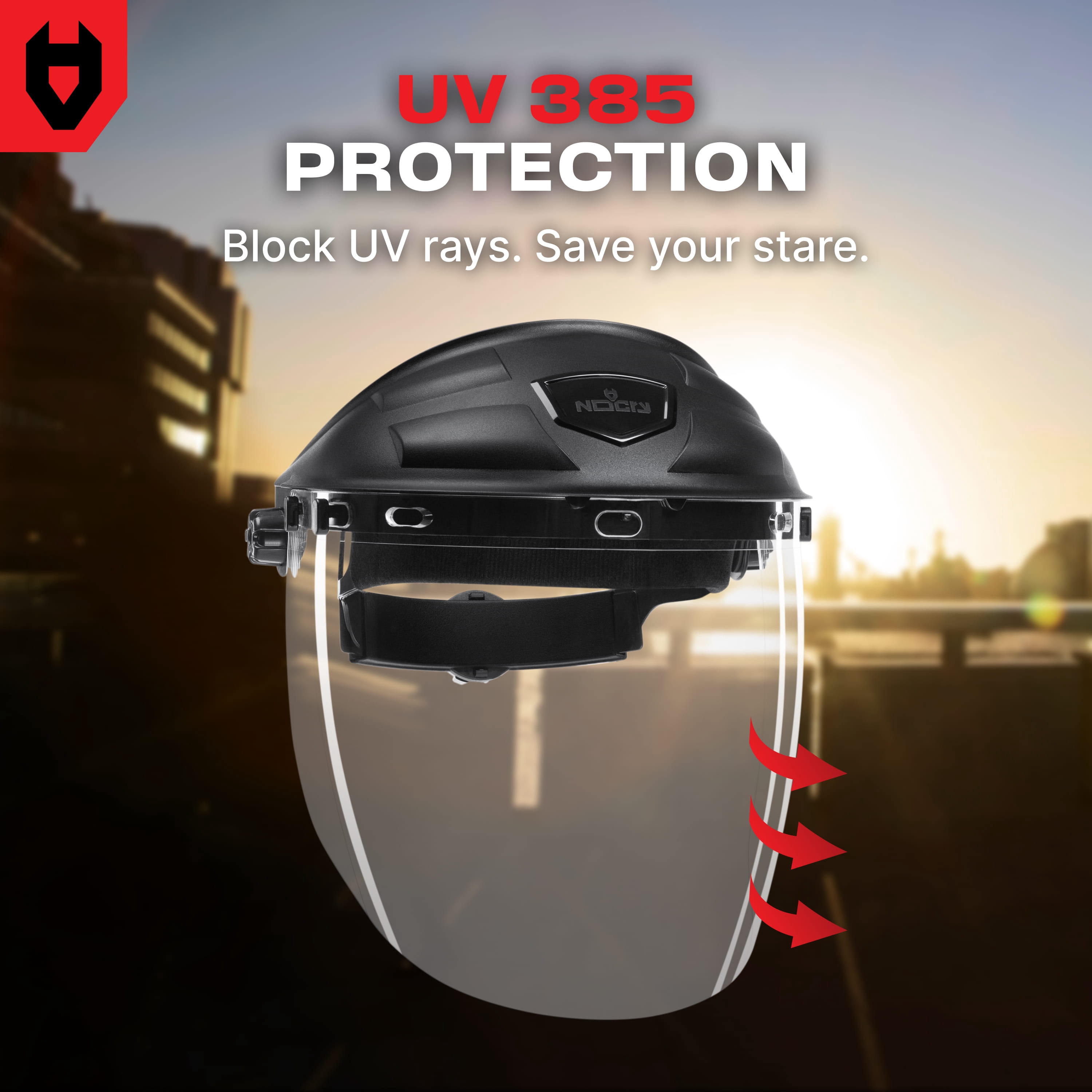 NoCry Premium Safety Face Shield for Grinding and Cutting — Clear Anti-Fog, Impact Resistant Visor and Adjustable Headgear — ANSI Z87.1 Certified for Industrial Use — Washable Sweatbands Included