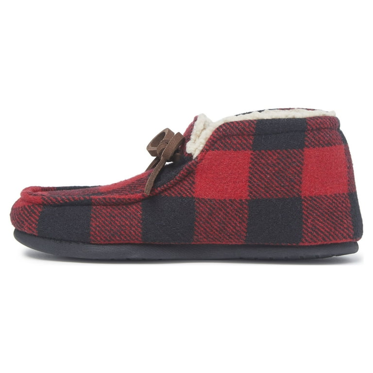Boys plaid deals slippers