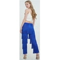thumbnail image 2 of Municipal Women's Latin Dance Pants Tassel Ballroom Dance Professional Black Adult Fringe Rumba Tango Salsa Practice Pants, 2 of 7