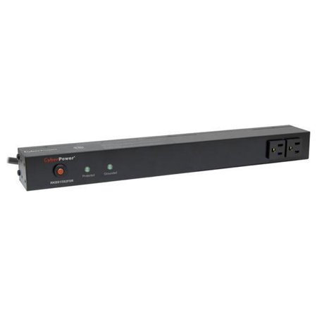 UPC: 0649532901678 | CyberPower Rackbar Surge Protection RKBS15S2F8R Zero-U/1U – surge protector