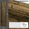 thumbnail image 3 of Art3dwallpanel 48'' x 96'' Natural Bamboo Wall Panel for Interior Wall Décor for Living Room, Bedroom,Dark Burned, 3 of 9