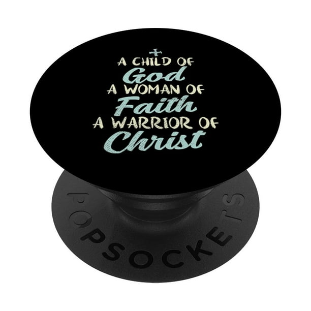 Phone Grip PopSockets Niño Dios Mujer Fe Guerrero Cristo