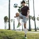 thumbnail image 3 of Naiovety 1 par de calcetines de espinilleras de fútbol para adultos y niños, soporte deportivo para piernas, mangas de pantorrilla, almohadillas de alta Deportes y aire libre Gris/S Naiovety OD010427-08, 3 of 6