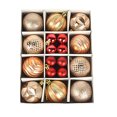 thumbnail image 1 of Adorno De Bolas Navideñas - Bolas Navideñas Irregulares Inastillables De 60 Mm / 30 Mm, 26 Piezas, 1 of 5