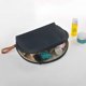 thumbnail image 5 of Bolsa de cosméticos de media luna, bolsa de maquillaje de viaje, bolsa de cosméticos impermeable portátil, 5 of 6