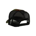 thumbnail image 2 of Top Headwear Mexico Flag Trucker Hat - Men's Foam Mesh Snapback Cap Camo/Black, 2 of 2