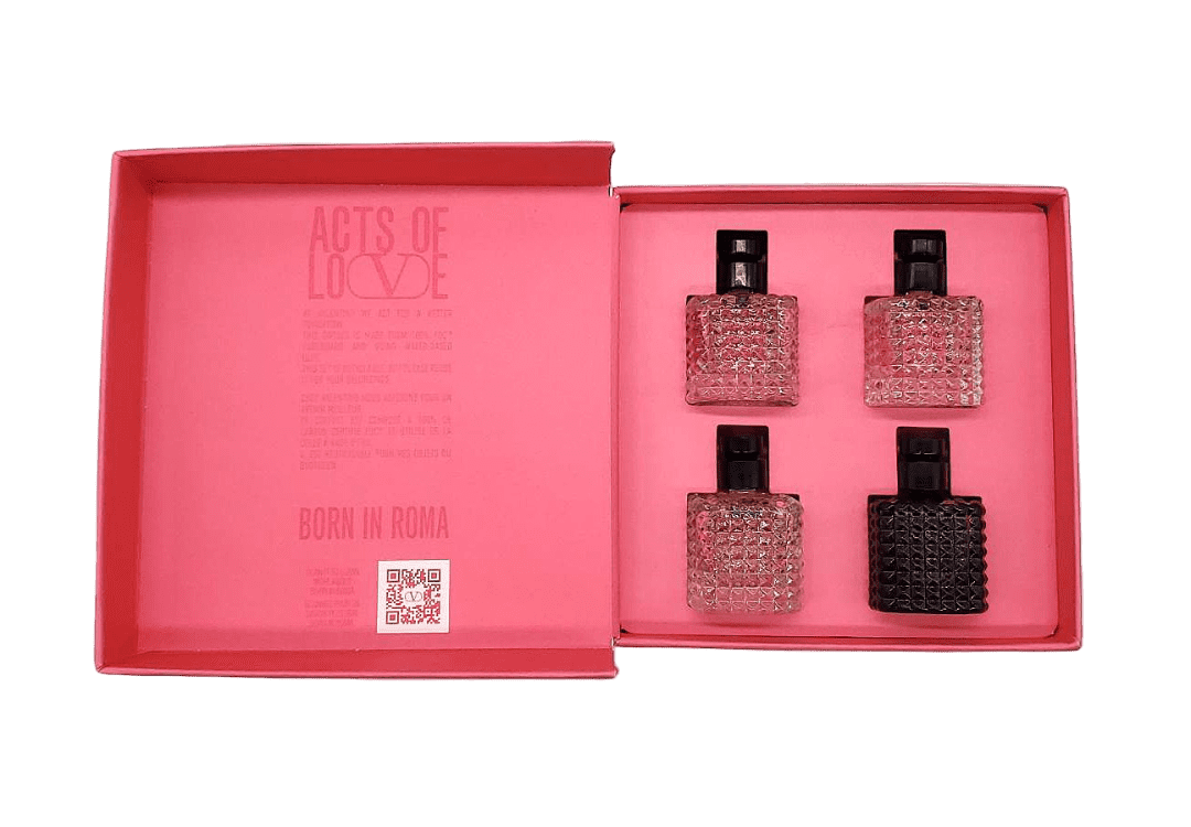 Valentino's Born in Roma for Women 4 PC Mini Set: 4 x 0.2 oz: Born