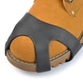 thumbnail image 3 of 1 Pair Snow Grips for boots, sneakers, casual and dress shoes,Small/Medium/Large/X-Large,Black, 3 of 19