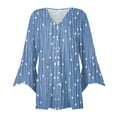 thumbnail image 3 of Vedolay Fall Sweaters for Women Casual Lightweight Knit Cardigan Sweaters of Female Blue,S, 3 of 4