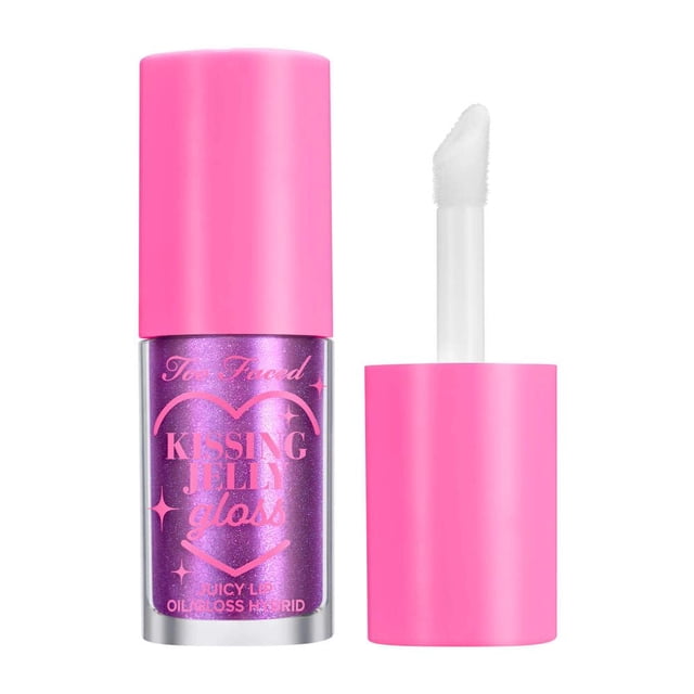 Brillo de labios Too Face Kissing Jelly, aceites de girasol y jojoba