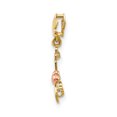 thumbnail image 2 of Pendentif Cheval Rocher pour Enfants en Or Jaune et Blanc 14k, 2 of 2