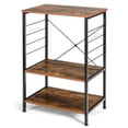 thumbnail image 5 of Topbuy Kitchen Baker's Rack 3-Tier Microwave Stand Utility Storage Shelf Coffee, 5 of 6